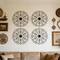 Glitzhome® 23" Traditional Floral Iron Scroll Outdoor Wall Decor